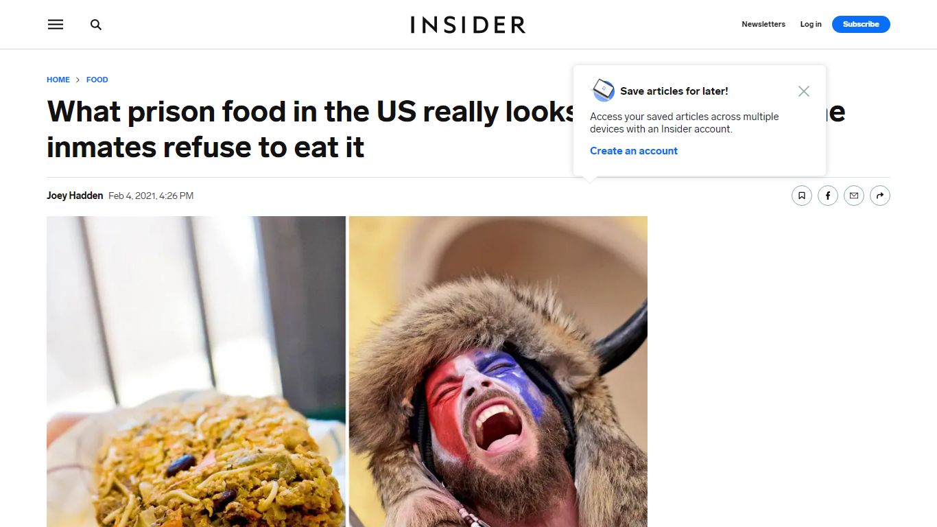 What Jail Food Really Looks Like Around the US and Europe - Insider